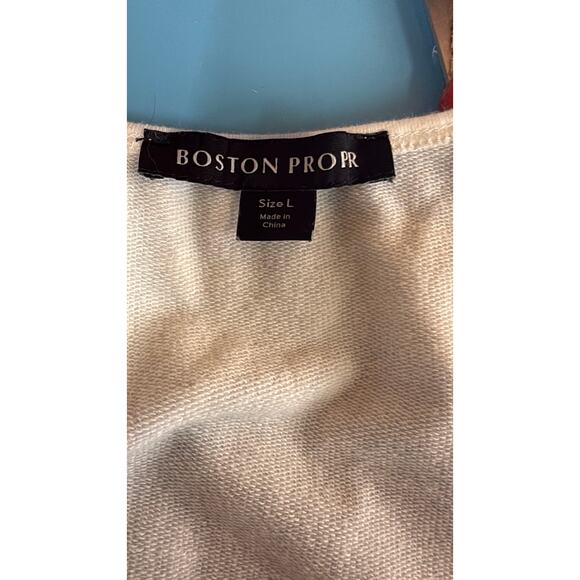 Boston Proper Tie-Dye Maxi Dress With Silver Side Slits Size Large - Picture 6 of 7